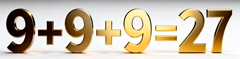 9+9+9=27 加拿大28算法